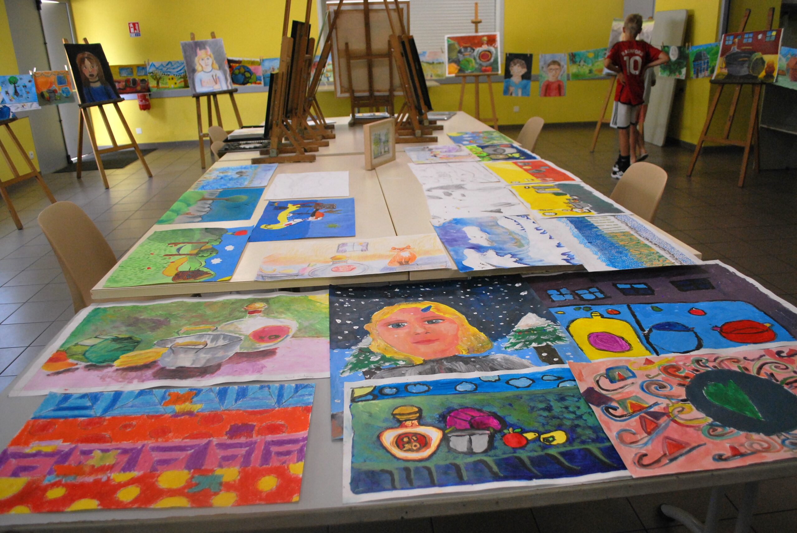 Vernissage ateliers de peinture et dessin