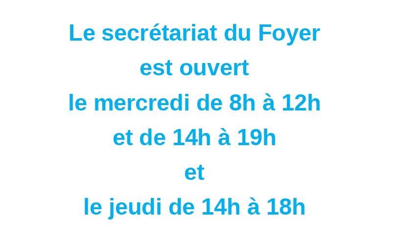 Pour votre inscription